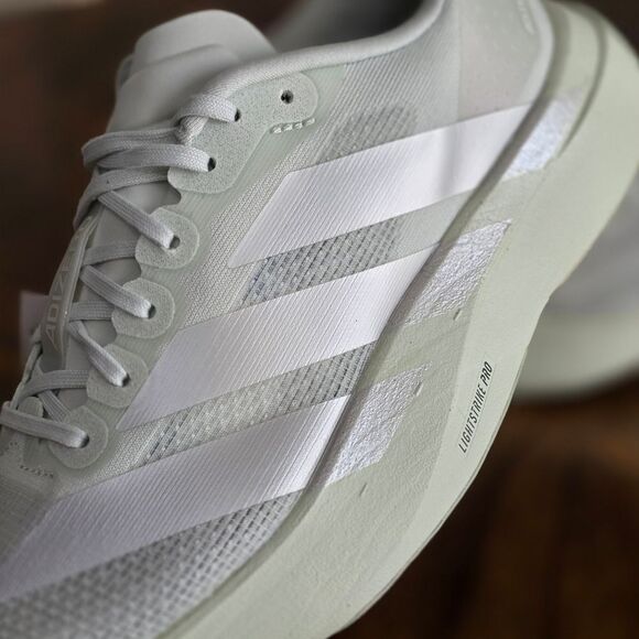 Adidas Adizero SL EVO Women's Running Shoes Metallic Silver Grey Size 6.5 Pro LE - Picture 11 of 15